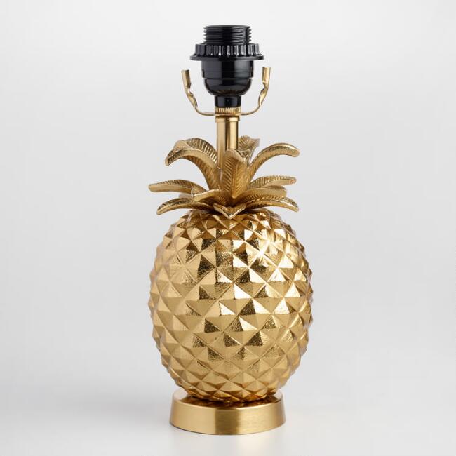 Cute gold pineapple accent lamp for less than $30
