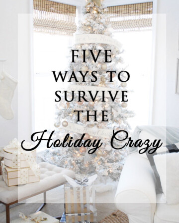 tons of great ideas to get organized so you can enjoy the holidays