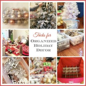 How to organize all that Christmas and holiday decor