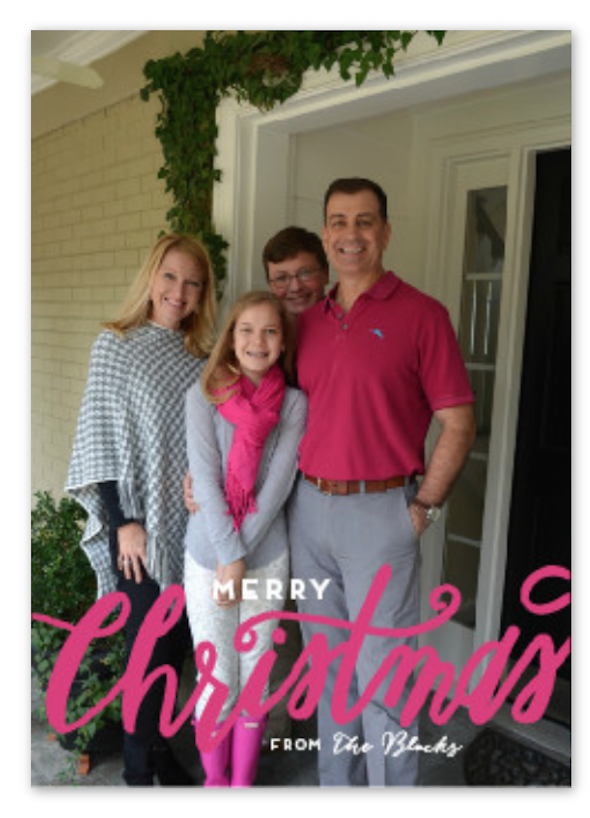 Minted Christmas Card 2015