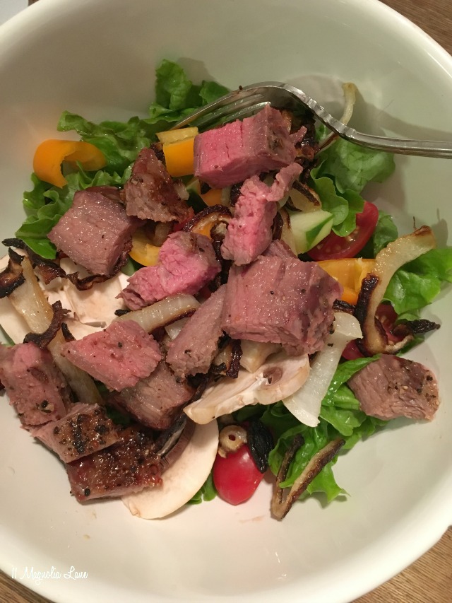 steak salad Whole30