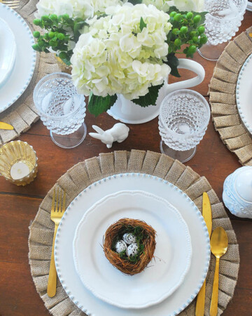 Beautiful Spring Tables Tour--An Easter Tablescape