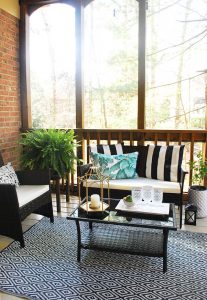 How To Clean Your Porch After Winter {And Our New Screen Porch Reveal!}