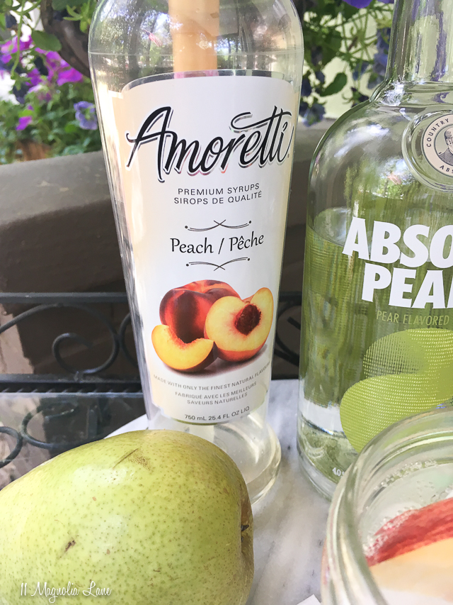 No-carb peach pear cocktail recipe | 11 Magnolia Lane