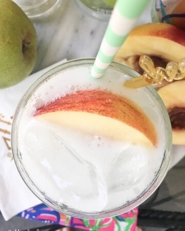 No-carb peach pear cocktail recipe | 11 Magnolia Lane