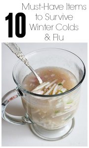 Ten must-have items to survive winter colds and flu | 11 Magnolia Lane