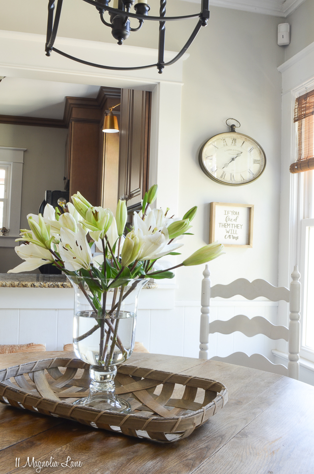 Spring dining room updates in the MCC House | 11 Magnolia Lane
