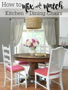 How to mix and match dining room or kitchen chairs | 11 Magnolia Lane