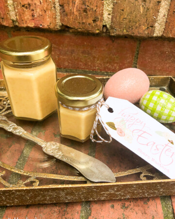 Easter Hostess Gift: Homemade Sharp Mustard Recipe and Printable Easter Tags | 11 Magnolia Lane