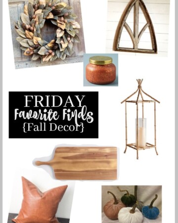 Friday Favorite {Finds Fall Decor}