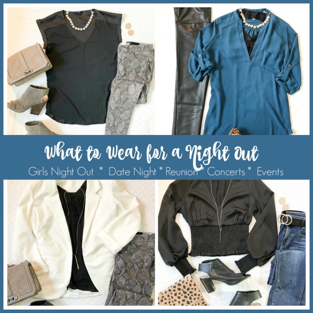 Date night, girls night out and other evening event fashion and outfit ideas, especially for women over forty!