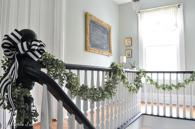 How to paint a stairwell without a ladder or scaffolding | 11 Magnolia Lane