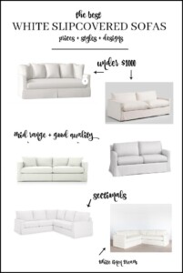The Best, Affordable Slipcovered Sofa Options