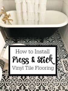 How We Installed Our Press and Stick Vinyl Floor Tiles