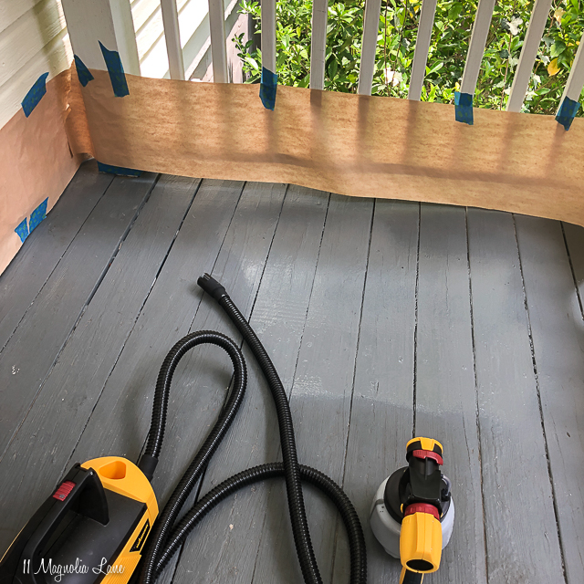 The fastest way to paint a porch | 11 Magnolia Lane