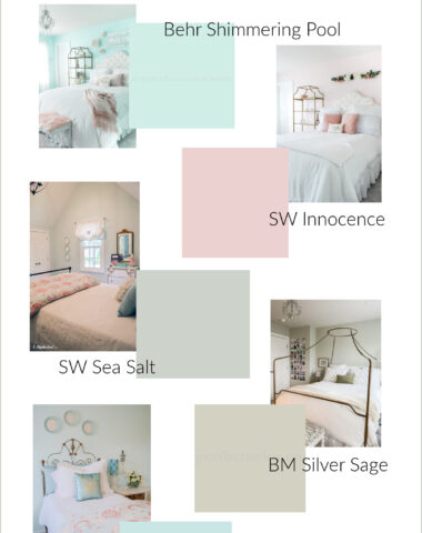 Paint Colors for Girls Rooms or Baby Girl Nurseries
