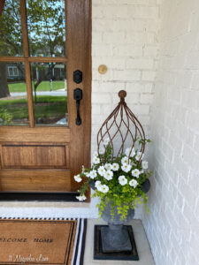 Front Porch Update: Vintage Brass Doorbell