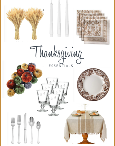 thanksgiving entertaining essentials